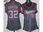 women nba los angeles clippers #32 griffin black-grey[2012]