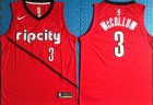 Blazers # 3 C.J. McCollum Red City Edition Nike Swingman Jersey