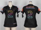 Nike women Cleveland Browns #2 Manziel black jerseys[nike fashion]