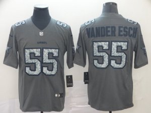 Nike Cowboys #55 Leighton Vander Esch Gray Camo Vapor Untouchable Limited Jersey