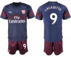 2018-19 Arsenal 9 LACAZETTE Away Soccer Jersey