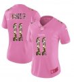 Nike Falcons #11 Julio Jones Pink Camo Fashion Women Limited Jersey