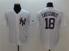New york Yankees #18 Didi Gregorius White 2018 Stars & Stripes Cool Base Jersey