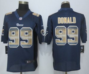 2015 New Nike St.Louis Rams #99 Donald Navy Blue Strobe Jerseys(Limited)