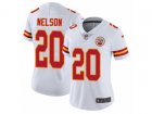 Women Nike Kansas City Chiefs #20 Steven Nelson Vapor Untouchable Limited White NFL Jersey