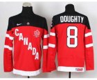 nhl jerseys team canada #8 doughty red[100 th]