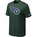 Nike Tennessee Titans Sideline Legend Authentic Logo T-Shirt D.Green