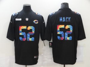 Mens Chicago Bears #52 Khalil Mack Multi-Color Black 2020 NFL Crucial
