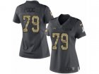 Women Nike Seattle Seahawks #79 Ethan Pocic Limited Black 2016 Salute to Service NFL Jersey