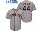 Houston Astros #44 Roy Oswalt Replica Grey Road 2017 World Series Bound Cool Base MLB Jersey