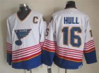 NHL St Louis Blues #16 Brett Hull CCM Throwback white jerseys