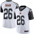 Mens Nike Cincinnati Bengals #26 Josh Shaw Limited White Rush NFL Jersey