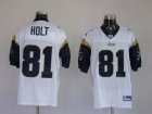 nfl st. louis rams #81 tory holt white