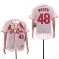 Cardinals #48 Harrison Bader Cream Flexbase Jersey