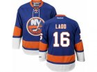 Mens Reebok New York Islanders #16 Andrew Ladd Authentic Royal Blue Home NHL Jersey