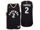 Mens Toronto Raptors #2 P. J. Tucker adidas Black Player Swingman OVO Jersey