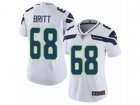 Women Nike Seattle Seahawks #68 Justin Britt Vapor Untouchable Limited White NFL Jersey