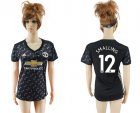 2017-18 Manchester United 12 SMALLING Away Women Soccer Jersey