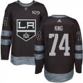 Los Angeles Kings #74 Dwight King Black 1917-2017 100th Anniversary Stitched NHL Jersey