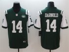Nike Jets #14 Sam Darnold Green Vapor Untouchable Player Limited Jersey