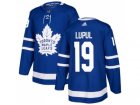 Men Adidas Toronto Maple Leafs #19 Joffrey Lupul Blue Home Authentic Stitched NHL Jersey