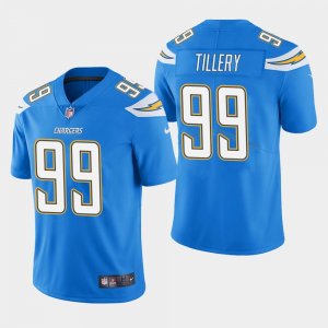 Nike Chargers #99 Jerry Tillery Blue 2019 NFL Draft First Round Pick Vapor Untouchable
