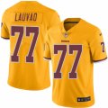 Youth Nike Washington Redskins #77 Shawn Lauvao Limited Gold Rush NFL Jersey