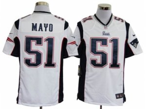 Nike NFL New England Patriots #51 Jerod Mayo White Game Jerseys