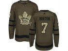Adidas Toronto Maple Leafs #7 Tim Horton Green Salute to Service Stitched NHL Jersey