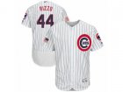 Chicago Cubs #44 Anthony Rizzo White Stars & Stripes Authentic Collection Flex Base MLB Jersey