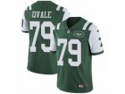 Mens Nike New York Jets #79 Brent Qvale Vapor Untouchable Limited Green Team Color NFL Jersey
