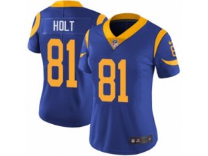 Women Nike Los Angeles Rams #81 Torry Holt Vapor Untouchable Limited Royal Blue Alternate NFL Jersey