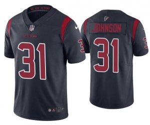 Nike Texans #31 David Johnson Navy Color Rush Limited Jersey