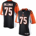 Mens Nike Cincinnati Bengals #75 Andrew Billings Limited Black Team Color NFL Jersey