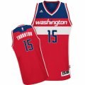 Mens Adidas Washington Wizards #15 Marcus Thornton Swingman Red Road NBA Jersey