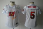 women nfl Tampa Bay Buccaneers #5 freeman white[2011 fem fan]