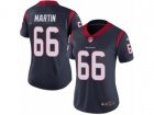 Women Nike Houston Texans #66 Nick Martin Vapor Untouchable Limited Navy Blue Team Color NFL Jersey