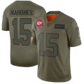 Nike Chiefs #15 Patrick Mahomes 2019 Olive Salute To Service Limited Jersey