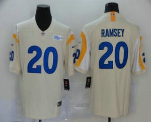 Mens Jacksonville Jaguars #20 Jalen Ramsey Cream 2020 NEW