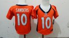 Nike kids denver broncos #10 sanders orange jerseys
