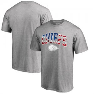 Kansas City Chiefs Pro Line by Fanatics Branded Banner Wave T-Shirt Heathered Gray