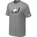 Philadelphia Eagles Sideline Legend Authentic Logo T-Shirt Light grey