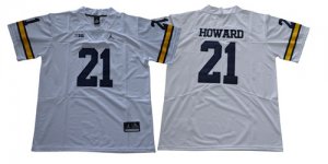 Michigan Wolverines 21 Desmond Howard White College Football Jersey