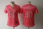 nfl Women Detroit Lions #90 Ndamukong Suh Pink