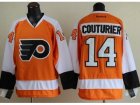 nhl Philadelphia Flyers #14 Sean Couturier Orange Jerseys