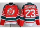 NHL Devils #23 David Clarkson Red-Green Jerseys