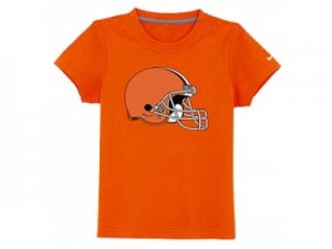 nike cleveland browns sideline legend authentic logo youth T-Shirt orange
