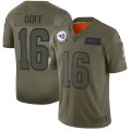 Nike Rams #16 Jared Goff 2019 Olive Salute To Service Limited Jersey