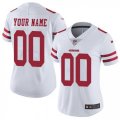 Womens Nike San Francisco 49ers Customized White Vapor Untouchable Limited Player NFL Jersey