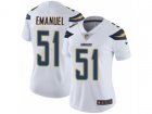 Women Nike Los Angeles Chargers #51 Kyle Emanuel Vapor Untouchable Limited White NFL Jersey